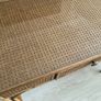 Vintage Mid Century Cane & Bamboo dressing table/console Image 2
