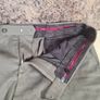 mens MEYER trousers brown wool polyester blend stretchy Size W 38 L 34 zip fly Image 6