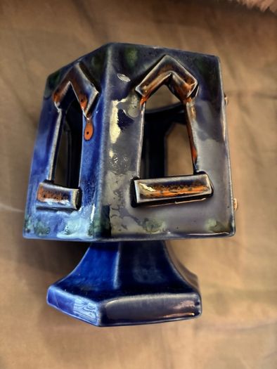 Vintage Handmade Ceramic Candle Holder