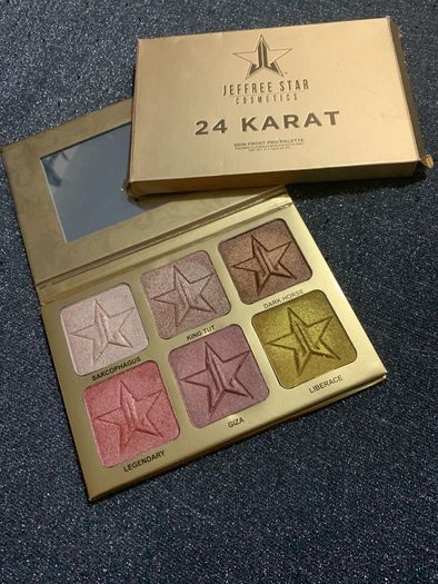 Jeffree Star 24 karat skin frost Pr highlighter palette genuine