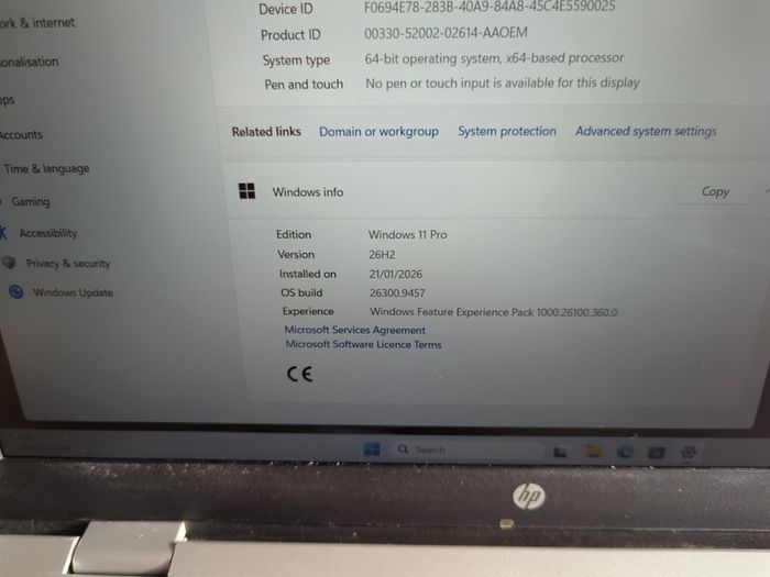HP ProBook 650 G4, 16GB RAM, i5-8250U processor, 250GB SSD, please read description