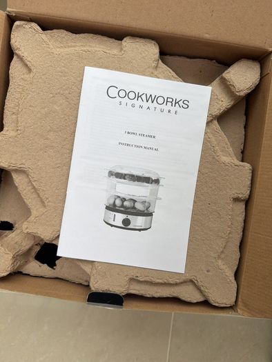 Brand new. Cookworks 3 bowl steamer