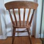 Set of 6 Solid Wooden Dining Chairs Image 4