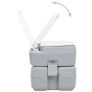 Portable Camping Toilet Grey 20+10 L Image 3