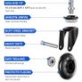 office chair roller blade wheels Image 2
