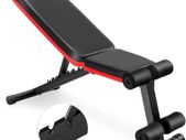 Folding Weight Bench Multifunction Adjustable Recliner Bench Sit-up Ab Abs Home Office, 7 Position Adjustable Backrest, Unisex-Adult