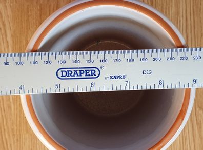 As New - A Tall Crockery Pot - See Pics Ref Size - #