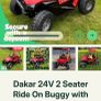 Clash XL 24V Electric Ride On Buggy Image 4