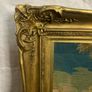 A Large 19th century plumage tapestry in a heavy guilt frame. Image 10