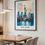 New York Wall Art Print, Travel Poster Image 7