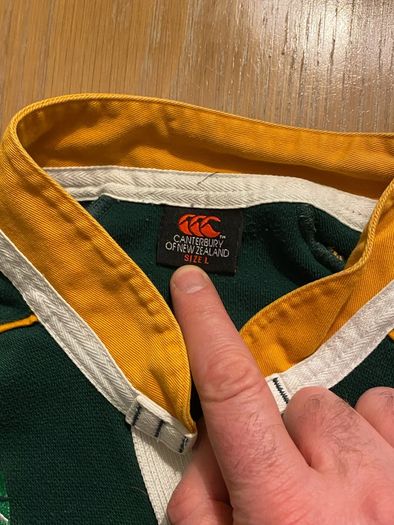 Springbok 2007 Rugby World Cup Supporters Jersey