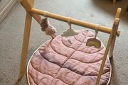 Nuby Wooden Baby Gym &amp; Floor Mat