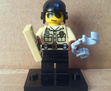 Lego CMF Series 2 COL02-022: Traffic Cop (2010) Price Includes P&P