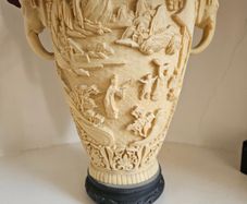carved Asian vases and table (reduced)