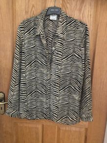 Tiger print blouse