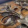 Pair of 1970s German Wrought Iron Wall Lights Image 4