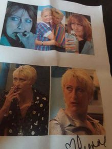 Signed photo of actress Lynne McGranger
