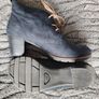 Navy Suede Shoes  Size 6 Image 4