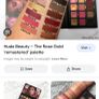 Huda beauty rose gold remastered palette Image 4