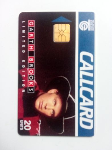 Garth Brooks Callcard