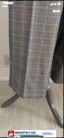 trousers suit Bnwt herringbone suit size 10 boutique brand