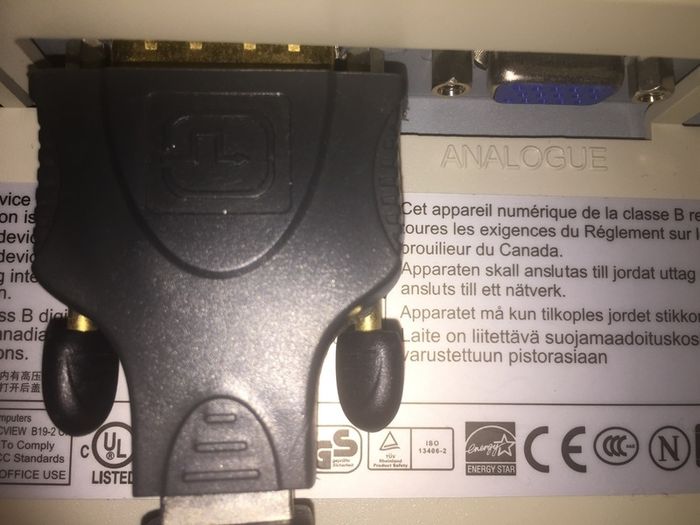 Fujitsu Siemens Monitor 19" LCD color