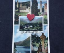 Ireland Postcard : Glendalough , Co. Wicklow , Multi-view - 1950s