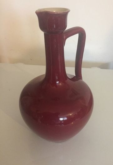 Antique 1960s Clay Decanter