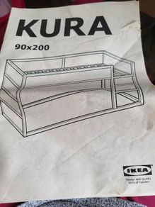 Ikea Kura bed Dismantled