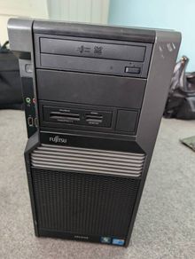 Fujitsu Celsius R570-2 Tower Workstation | Intel Xeon | 8GB ECC DDR3 | 500GB HDD | DVD Drive | Untested | Project/Homelab