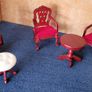 Victorian style dolls house furniture - sofa sets - mahogany Image 3