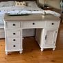 Large Country-Style Desk | 7 Drawers & Cupboard Image 3