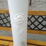 White Plastic Toilet Paper Holder Image 2