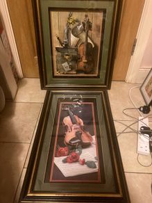 Decoupage framed free postage
