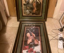 Decoupage framed free postage