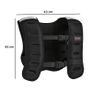 11 lb Weighted Vest  Breathable Neoprene, Adjustable Straps, Reflective Strips 16.9 x 13 in, Black Image 3