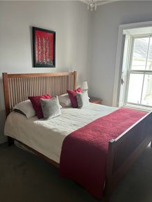 Bed by designer John Kelly.  cherrywood super king bed frame for sale in south Dublin.
