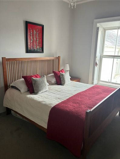 Bed by designer John Kelly.  cherrywood super king bed frame for sale in south Dublin.