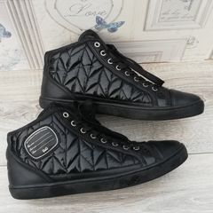 ladies Dolce & Gabbana Vintage quilted high top sneakers/ booties UK 5.5