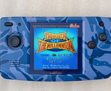 Neo Geo Pocket Color Slim - Camo Blue - Q5 IPS LCD