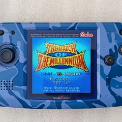 Neo Geo Pocket Color Slim - Camo Blue - Q5 IPS LCD