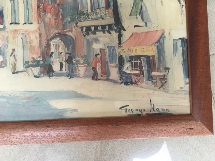 George Hann painting