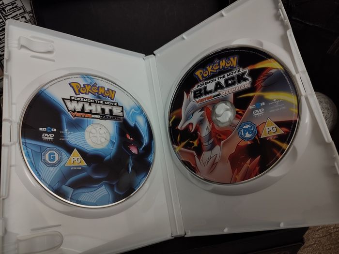 Pokemon The Movie Black & Pokemon the Movie: White ! Victini and Reshiram ! Victini & Zekrom ! DVD ! 2-Discs ! 2011 !