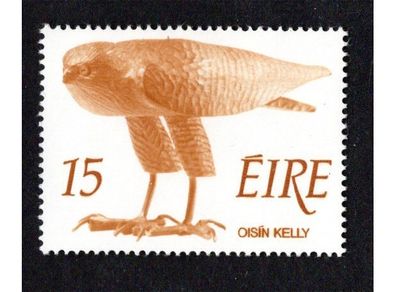 1975 Ireland Irish Art  "Bird of Prey" by Oisin Kelly Commemorative Stamp Mint Never Hinged (MNH)