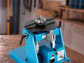 Mini Semi-Automatic Rotary Welding Positioner Turntable Tilte Jaw Lathe Chuck for Annular Welding