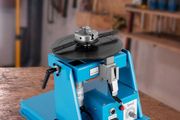 Mini Semi-Automatic Rotary Welding Positioner Turntable Tilte Jaw Lathe Chuck for Annular Welding