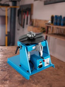 Mini Semi-Automatic Rotary Welding Positioner Turntable Tilte Jaw Lathe Chuck for Annular Welding