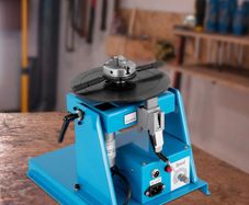 Mini Semi-Automatic Rotary Welding Positioner Turntable Tilte Jaw Lathe Chuck for Annular Welding