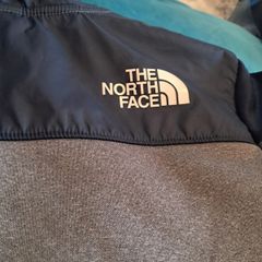 The North Face Boys Zip Hoodie Sweater Grey Colourblock