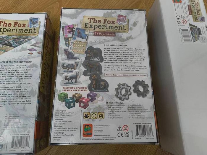 Fox Experiment: Kickstarter Edition + 5-6 Player Expansion + Neoprene Mats